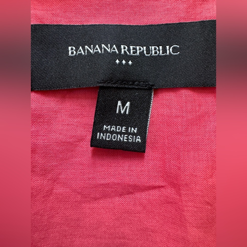 Banana Republic VOILE SHIRRED-WAIST MINI DRESS - Picture 4 of 5
